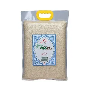 بسته‌بندی وکیوم برنج فجر گرگان تقی‌پور ۱۰ کیلویی