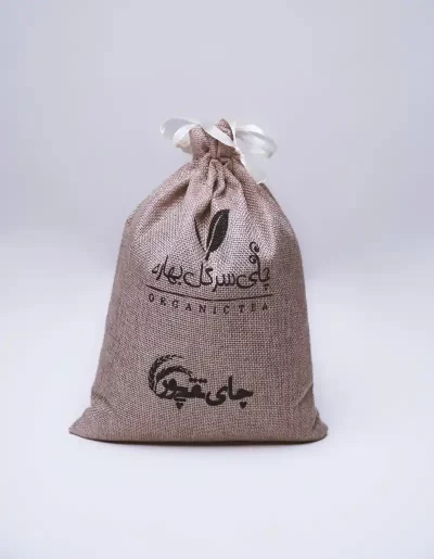 بسته‌بندی کنفی چای سرگل لاهیجان برند تقی‌پور با طراحی طبیعی و ارگانیک